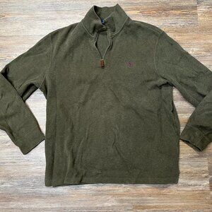 Polo Ralph Lauren Pullover - Men Size XL - 1/4 Zip - 100% Cotton